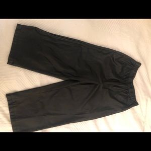 Faux leather culottes
